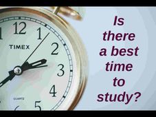 What is the best time to study?