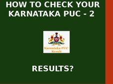 How to Check Karnataka PUC 2 - 2015 Results? Check on website & SMS