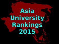 Top 10 Universities in Asia 2015