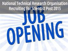 National Technical Research Organisation Recruiting for Scientist Post