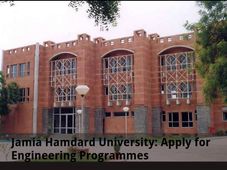  Jamia Hamdard University: Apply for Engineering Programmes