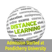 Admission Begin at Pondicherry University for Distance Learning Course