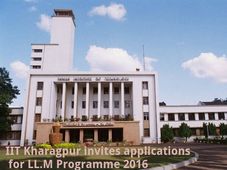  IIT Kharagpur invites applications for LL.M Programme 2016