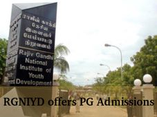 Rajiv Gandhi National Institute of Youth Development PG Admissions