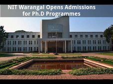 NIT Warangal Opens Admissions for Ph.D Programmes