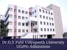 Dr.D.Y.Patil Vidyapeeth University Announces UG/PG Admissions