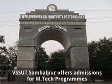 VSSUT Sambalpur offers admissions for M.Tech Programmes