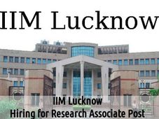 IIM Lucknow is Hiring 2016: Vacancy for Research Associate Post
