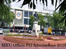 Madurai Kamaraj University Offers Admissions To PG Programmes