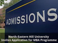 North-Eastern Hill University Invites Application for MBA Programme