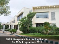  IBAB, Bangalore invites application for M.Sc Programme 2016