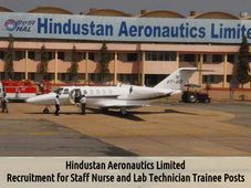 HAL Job Openings for Staff Nurse and Lab Technician Trainee Posts 2016