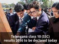 Telangana class 10 (SSC) results 2016 to be declared today