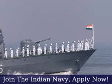 Indian Navy Offers Executive/Technical/Submarine Branch Employment