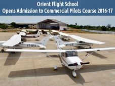 Orient Flight School Opens Admission to Commercial Pilots Course