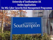 MSc Cyber Security Risk Management Programme by Univ of Southampton UK