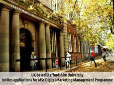 MSc Digital Marketing Management Programme from Staffordshire Univ Uk