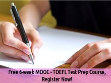 Free 6-week MOOC - TOEFL Test Prep Course, Register Now!