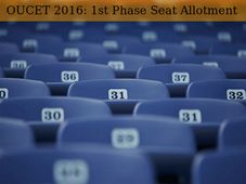 OUCET 2016: Provisional Seat Allotments Declared By Osmania University
