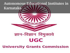 Autonomous colleges in Karnataka