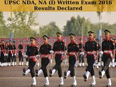 UPSC NDA, NA (I) Exam 2016 Results Declared