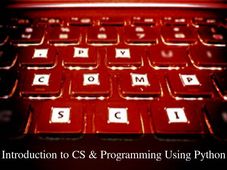 Online Course On Introduction to CS & Programming Using Python By MIT