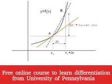Free online course to learn differential calculus