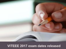 VITEEE 2017 exam dates released