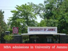 MBA admissions in University of Jammu