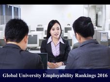 Global University Employability Rankings 2016: Top 25 Institutions
