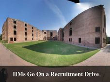 IIM Go On a Recruitment Drive 