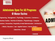 Manav Rachna University Opens Engineering Admissions 2018