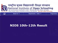 NIOS Result For Class 10 And Class 12 October 2019 Exam