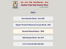CCSU Result 2020: How To Check CCSU BEd Result 2020 At ccsuniversity.ac.in