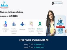 Aakash ANTHE Result 2020 Released For All Classes 