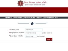 Bihar Board 10th Admit Card 2021 Released, Check Link To Download 