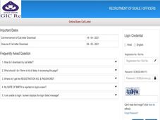 GIC Admit Card 2021 For Officer Scale I Released