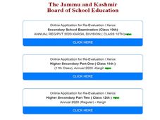 JKBOSE Result 2020 Declared For Kargil Division For Class 10, 11 And 12