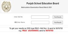 PSEB 10th Result 2021: Punjab Board Class 10th Result 2021 Link Activated 