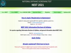 NEST 2021 Postponed Due To COVID-19, Revised Exam Date Soon
