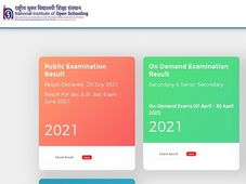 NIOS Result 2021 10th 12th Declared, Check Link And Download Marksheet 