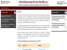 CUCET 2021: NTA Begins Central Universities Common Entrance Test 2021 Registration 