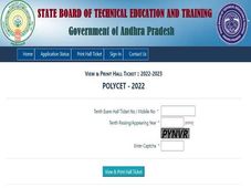 AP POLYCET Hall Ticket 2022 Released For Polytechnic Entrance Exam At polycet.ap.nic.in, Download Here