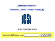 ICSI CS Admit Card 2022 Released For June Exam At icsi.edu, Download Here