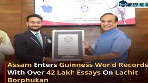 Assam sets a global record with 42 Lakhs essays on Ahom general Lachit Barphukan