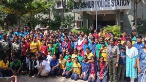 Students Engage In Learning At Kothanur Scouts And Guides Camp