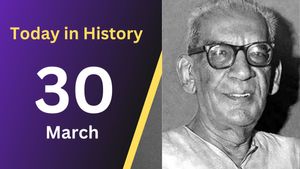 Significant Events & Birthdays on 30 March in Indian History