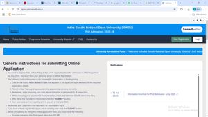 IGNOU PhD Admission 2025 Open: Apply Now at ignou-phd.samarth.edu.in