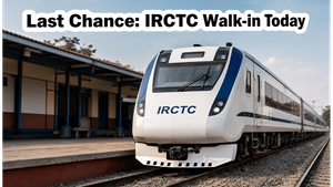 Last Chance: IRCTC Hiring 92 Hospitality Monitors Today – Walk-in Interview Alert