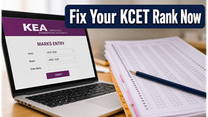 KCET 2026 Rank Update: Urgent 5-Day Window Opens to Fix Missing Scores